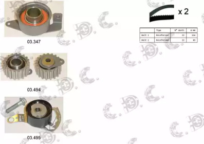 AUTOKIT 045012 -  Комплект ремня ГРМ