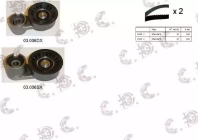 AUTOKIT 045025 -  Комплект ремня ГРМ