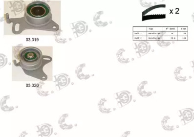 AUTOKIT 045026 -  Комплект ремня ГРМ