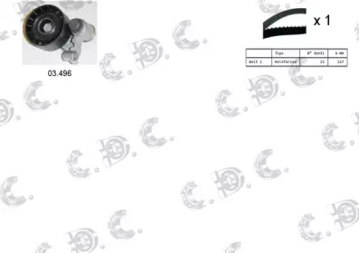 AUTOKIT 045027 -  Комплект ремня ГРМ