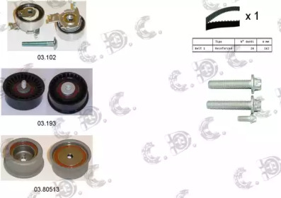 AUTOKIT 045038 -  Комплект ремня ГРМ