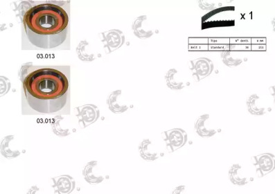 AUTOKIT 045046 -  Комплект ремня ГРМ