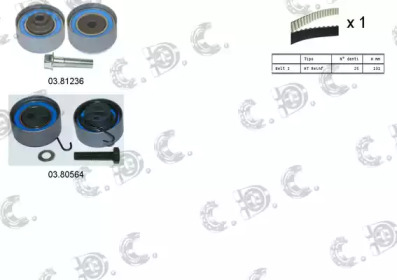 AUTOKIT 045057 -  Комплект ремня ГРМ