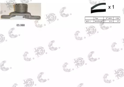 AUTOKIT 045070 -  Комплект ремня ГРМ