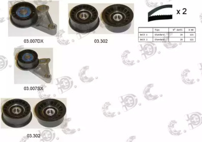 AUTOKIT 045078 -  Комплект ремня ГРМ
