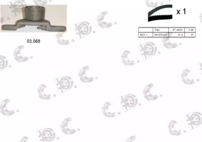 AUTOKIT 045080 -  Комплект ремня ГРМ