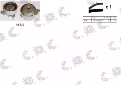 AUTOKIT 045082 -  Комплект ремня ГРМ