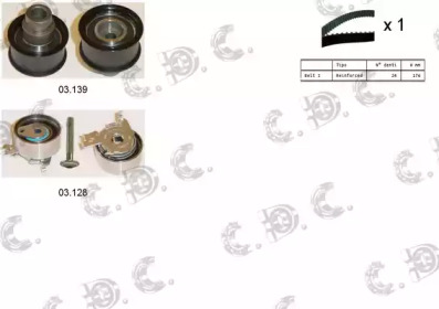 AUTOKIT 045083 -  Комплект ремня ГРМ