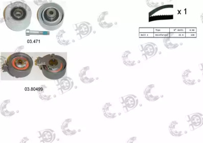AUTOKIT 045112 -  Комплект ремня ГРМ