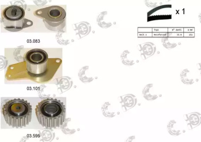AUTOKIT 045124 -  Комплект ремня ГРМ