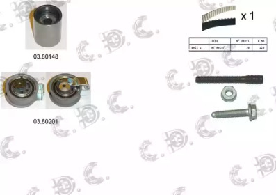 AUTOKIT 045129 -  Комплект ремня ГРМ