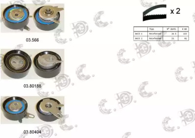 AUTOKIT 045135 -  Комплект ремня ГРМ
