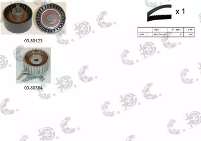 AUTOKIT 045136 -  Комплект ремня ГРМ