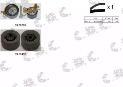 AUTOKIT 045137 -  Комплект ремня ГРМ