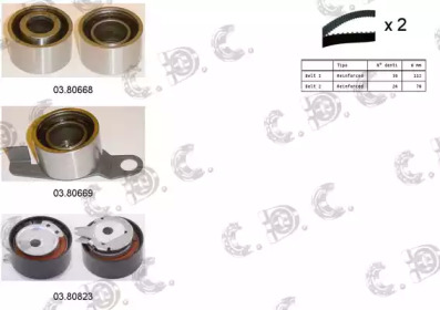AUTOKIT 045141c1 -  Комплект ремня ГРМ