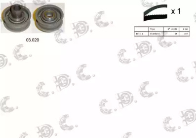 AUTOKIT 045155 -  Комплект ремня ГРМ