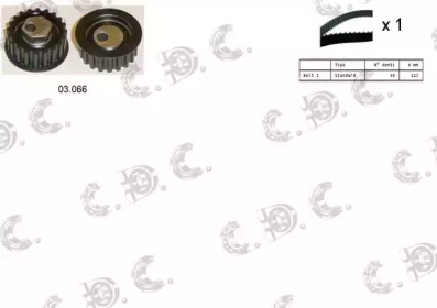AUTOKIT 045161 -  Комплект ремня ГРМ