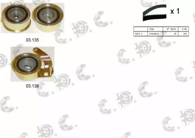 AUTOKIT 045179 -  Комплект ремня ГРМ