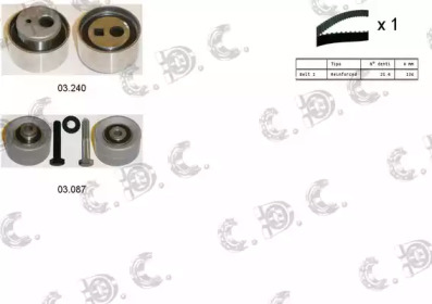 AUTOKIT 045206 -  Комплект ремня ГРМ