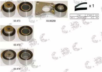 AUTOKIT 045209 -  Комплект ремня ГРМ