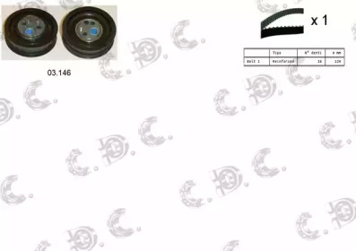 AUTOKIT 045214 -  Комплект ремня ГРМ