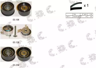 AUTOKIT 045235 -  Комплект ремня ГРМ