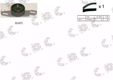 AUTOKIT 045248 -  Комплект ремня ГРМ