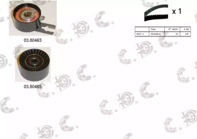 AUTOKIT 045263 -  Комплект ремня ГРМ