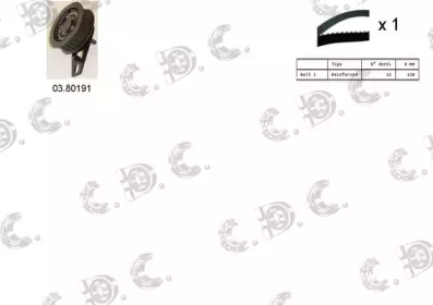 AUTOKIT 045288 -  Комплект ремня ГРМ