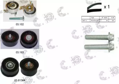 AUTOKIT 045296 -  Комплект ремня ГРМ
