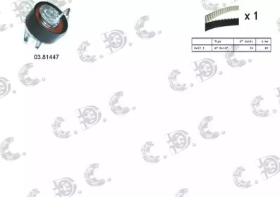 AUTOKIT 045313 -  Комплект ремня ГРМ