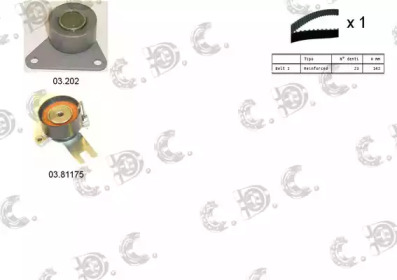 AUTOKIT 045344 -  Комплект ремня ГРМ