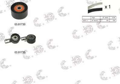 AUTOKIT 045347 -  Комплект ремня ГРМ