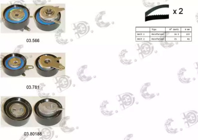AUTOKIT 045364 -  Комплект ремня ГРМ