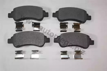 AUTOMEGA 120057410 -  Комплект тормозных колодок, дисковый тормоз