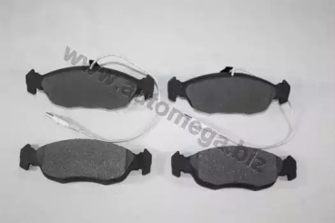 AUTOMEGA 120057610 -  Комплект тормозных колодок, дисковый тормоз