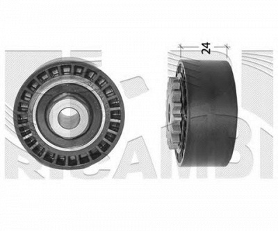 AUTOTEAM a02336 -  Натяжной ролик, поликлиновой  ремень