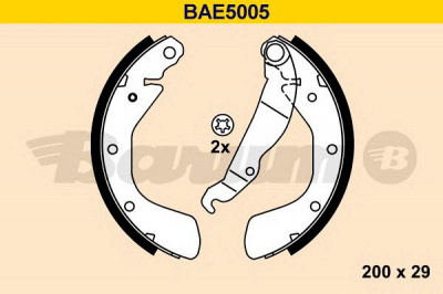 BARUM bae5005 -  Комплект тормозных колодок