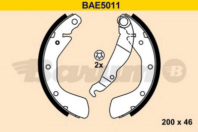 BARUM bae5011 -  Комплект тормозных колодок