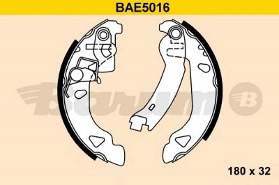BARUM bae5016 -  Комплект тормозных колодок