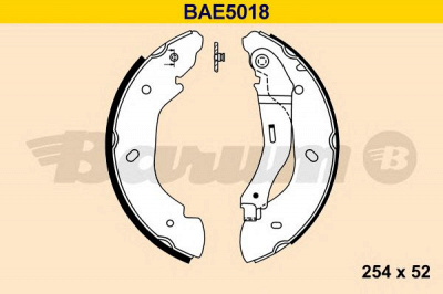 BARUM bae5018 -  Комплект тормозных колодок