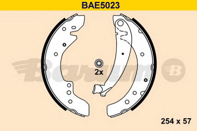 BARUM bae5023 -  Комплект тормозных колодок