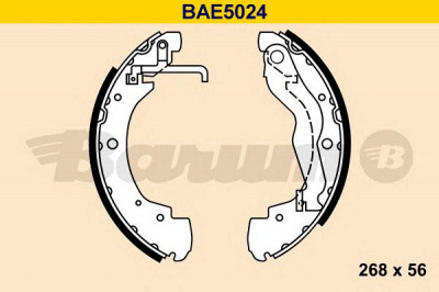 BARUM bae5024 -  Комплект тормозных колодок