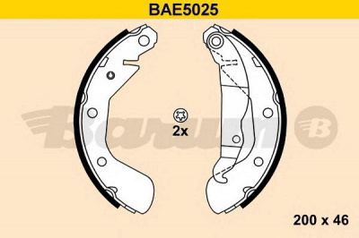 BARUM bae5025 -  Комплект тормозных колодок