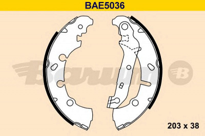 BARUM bae5036 -  Комплект тормозных колодок