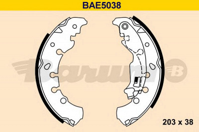 BARUM bae5038 -  Комплект тормозных колодок