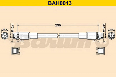 BARUM bah0013 -  Тормозной шланг