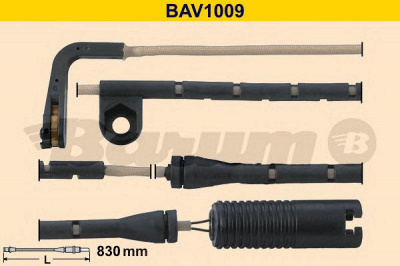BARUM bav1009 -  Сигнализатор, износ тормозных колодок