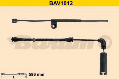 BARUM bav1012 -  Сигнализатор, износ тормозных колодок