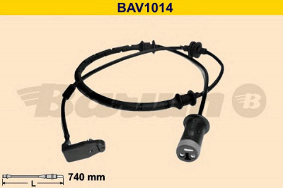 BARUM bav1014 -  Сигнализатор, износ тормозных колодок